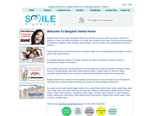 Tablet Screenshot of bangkokdentalhome.com